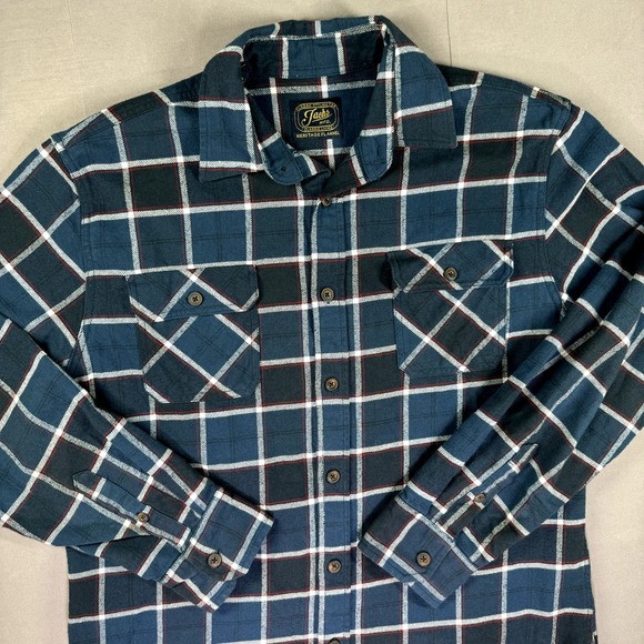 Jachs Heritage Flannel Shirt Men Large Plaid Hiking Cozy Lumberjack - Picture 2 of 9